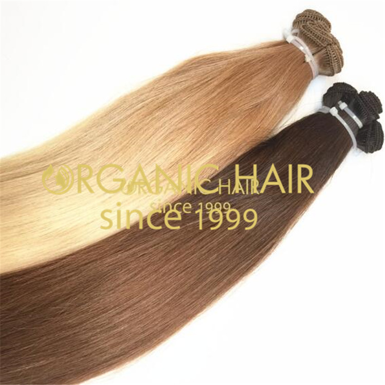 China wholesale 100% virgin human hand tie weft ,double drawn A33